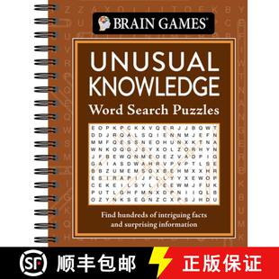 【3-4周达】Brain Games - Unusual Knowledge Word Search Puzzles: With Trivia & Facts Science, History ... [9781639381029]