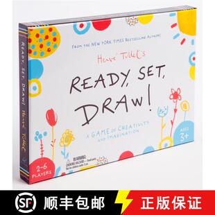 【3-4周达】Ready, Set, Draw!: A Game of Creativity and Imagination (Drawing Game for Children and Adu... [9781452175638]