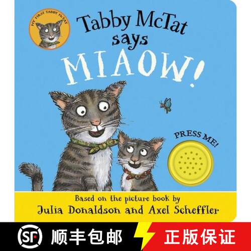 【3-4周达】Tabby McTat Says Miaow! [9780702329845]