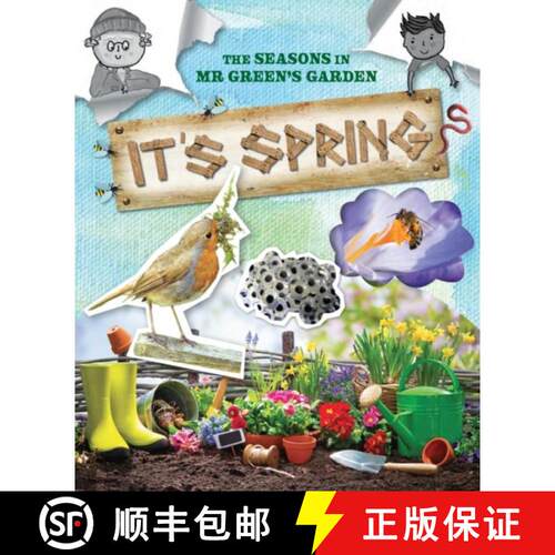 【3-4周达】It's Spring: The Seasons in Mr. Green's Garden [9781788563468]