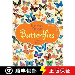 9781683235811 3周达 Book Coloring Butterflies Shapes Many The