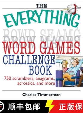 【3-4周达】The Everything Word Games Challenge Book : 750 Scramblers, Anagrams, Acrostics, and More [9781593373122]