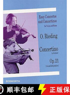 【3-4周达】Oscar Rieding: Concertino in a Minor, Opus 21 [9780711992177]