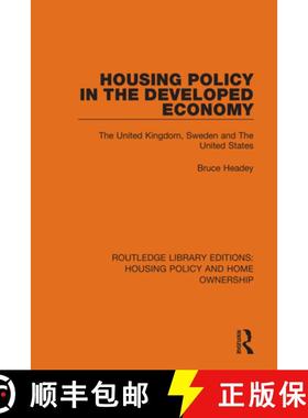 【3-4周达】Housing Policy in the Developed Economy: The United Kingdom, Sweden and the United States [9780367681272]