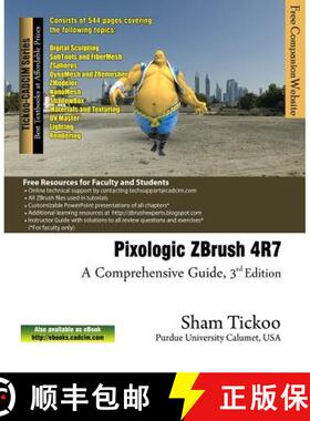 【3-4周达】Pixologic ZBrush 4R7: A Comprehensive Guide [9781942689263]