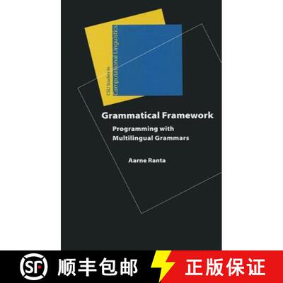 预订 Grammatical Framework – Programming with Multilingual Grammars [9781575866260]