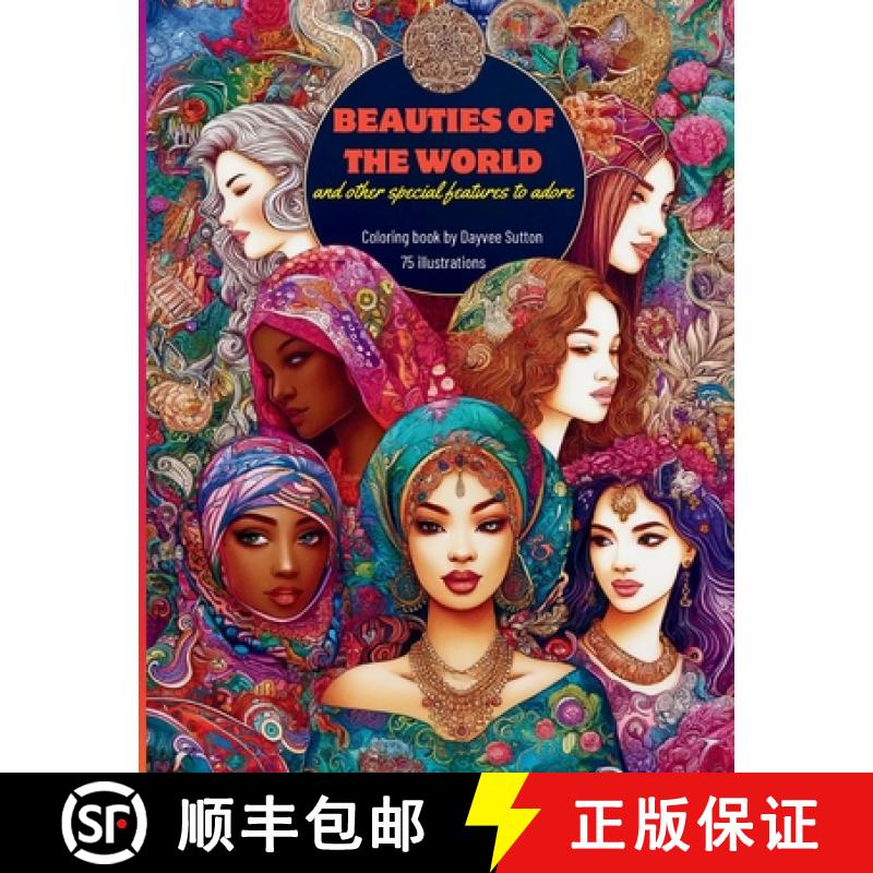 【3-4周达】BEAUTIES OF THE WORLD & other special features to adore: Coloring Book [9781087903705]