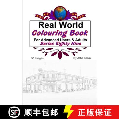 【3-4周达】Real World Colouring Books Series 89 [9780359972098]