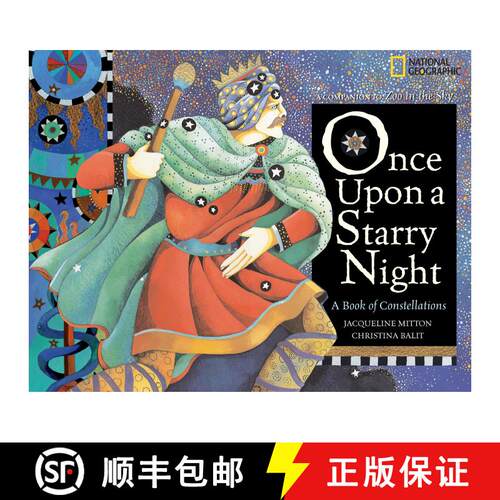 【3-4周达】Once Upon a Starry Night: A  Book of Constellations [9781426303913]