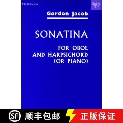 【3-4周达】Oboe Sonatina [9780193850866]