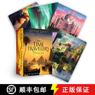 【3-4周达】The Time Traveler's Oracle: A 44-Card Deck and Guidebook [9781401972462]