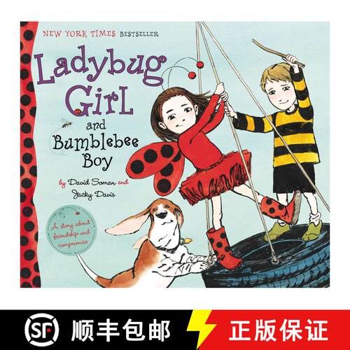 【3-4周达】精装 Ladybug Girl and Bumblebee Boy [9780803733398]