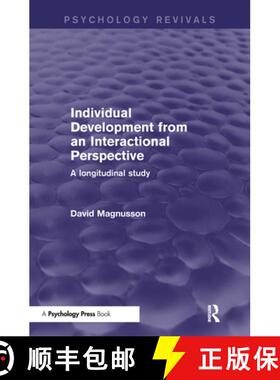 【3-4周达】Individual Development from an Interactional Perspective (Psychology Revivals): A Longitud... [9781138854208]