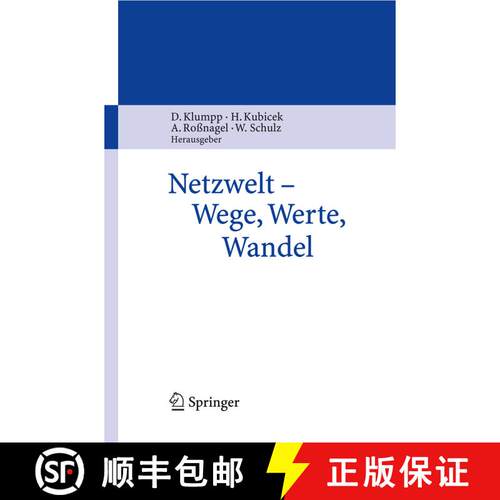 【3-4周达】精装 Netzwelt - Wege, Werte, Wandel [9783642050534]