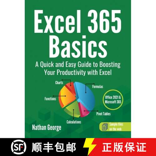 【3-4周达】精装 Excel 365 Basics: A Quick and Easy Guide to Boosting Your Productivity with Excel [9781915476050]