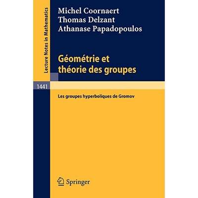 【4周达】Geometrie et theorie des groupes : Les groupes hyperboliques de Gromov [9783540529774]