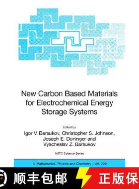【3-4周达】New Carbon Based Materials for Electrochemical Energy Storage Systems: Batteries, Supercap... [9781402048104]