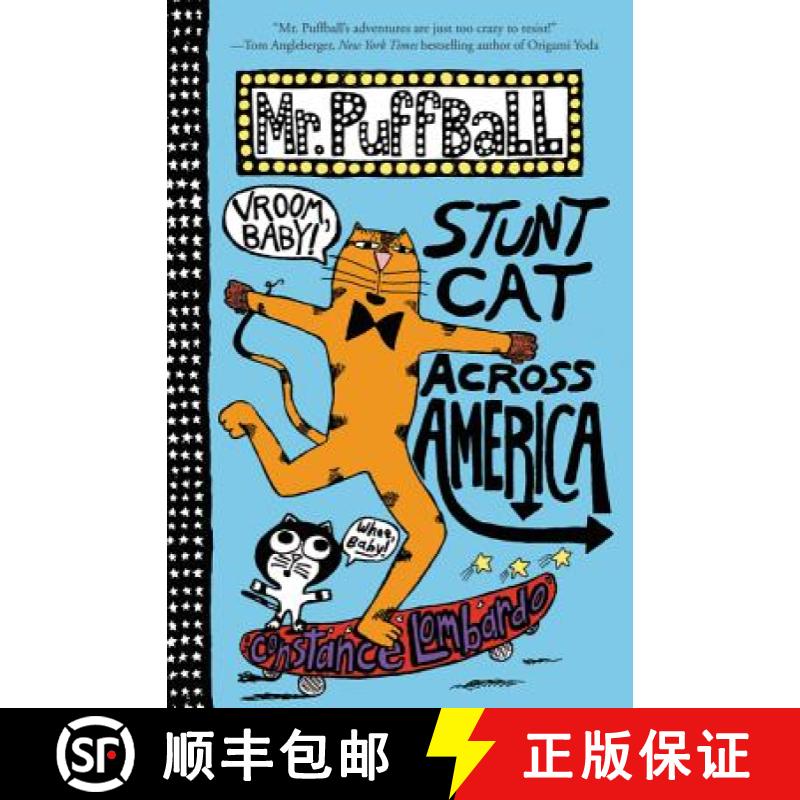 【3-4周达】Mr. Puffball: Stunt Cat Across America [9780062320681]