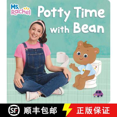 【3-4周达】Potty Time with Bean (Ms. Rachel) [9780593898628]