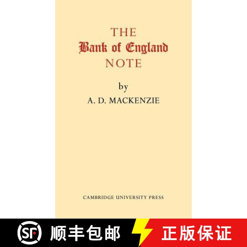 【3-4周达】The Bank of England Note: A History of Its Printing [9780521172073]