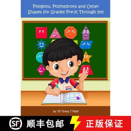 【3-4周达】Polygons, Polyhedrons, and Other Shapes for Grades Pre-K through 5th [9781954796232]