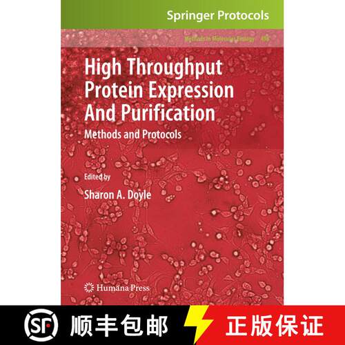 【3-4周达】精装 High Throughput Protein Expression and Purification: Methods and Protocols - High Thr... [9781588298799]