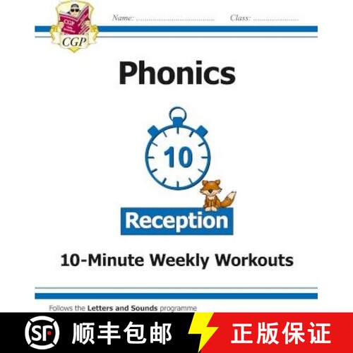 【3-4周达】New English 10-Minute Weekly Workouts: Phonics - Reception [9781789080193]