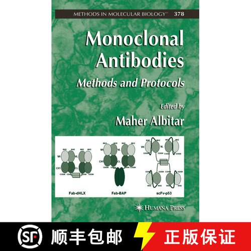 【3-4周达】精装 Monoclonal Antibodies: Methods and Protocols [9781588295675]