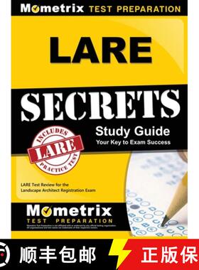 预订 LARE Secrets: LARE Test Review for the Landscape Architect Registration Exam [9781516705498]