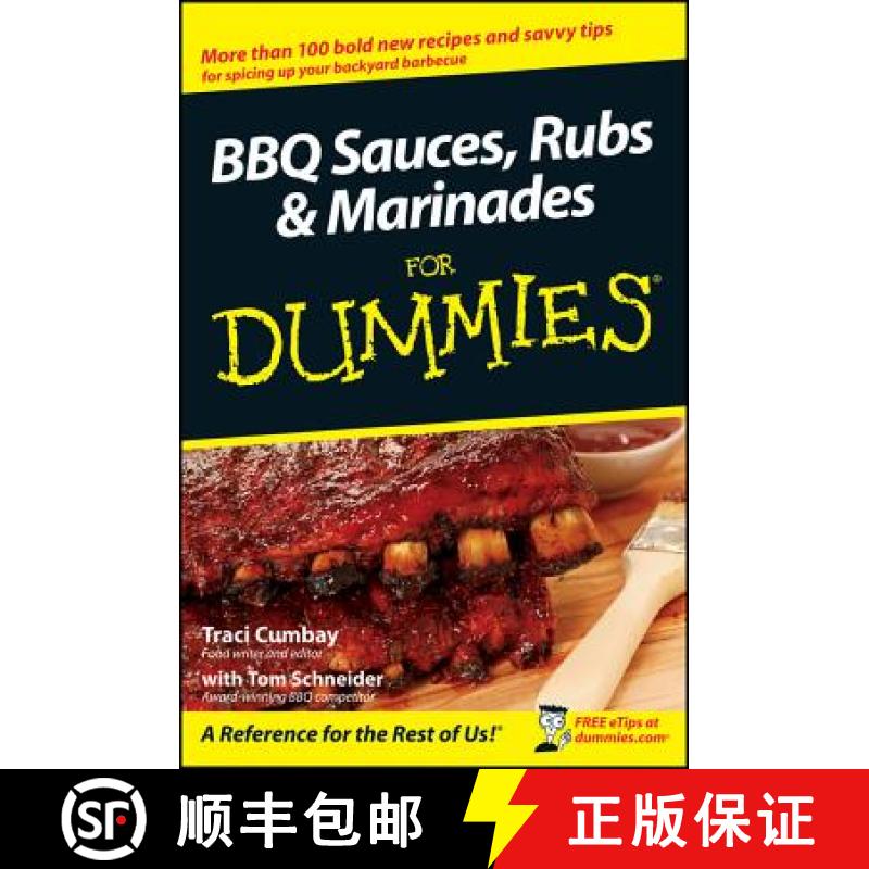 【3-4周达】Bbq Sauces, Rubs & Marinades For Dummies [Wiley生活类] [9780470199145]