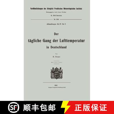 【3-4周达】Der tägliche Gang der Lufttemperatur in Deutschland [9783662242940]