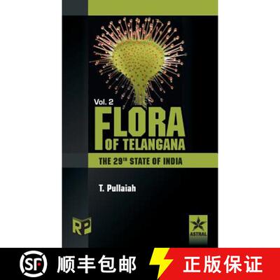 【3-4周达】Flora of Telangana Vol. 2 [9789351308683]