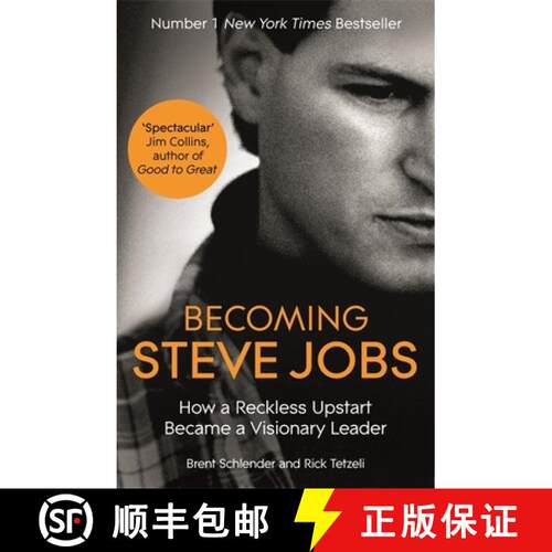 现货 成为史蒂夫乔布斯 Becoming Steve Jobs: The evolution of a reckless upstart into a visionary leader [9781444762013]