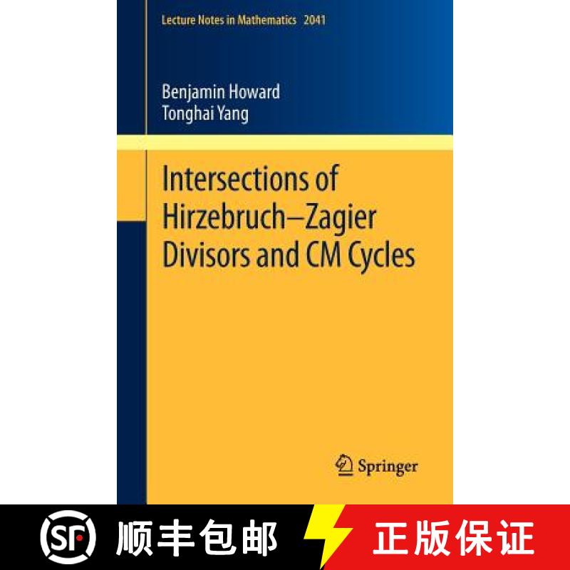 【3-4周达】Intersections of Hirzebruch-Zagier Divisors and CM Cycles [9783642239786]