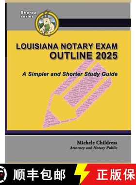 预订 Louisiana Notary Exam Outline 2025: A Simpler and Shorter Study Guide [9781610275200]