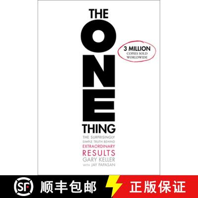 【3-4周达】专注一件事：伟大成就背后的简单真相 The One Thing: The Surprisingly Simple Truth Behind Ext... [9781885167774]