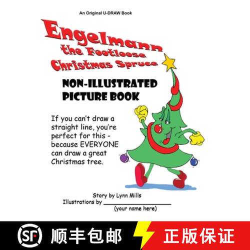 【3-4周达】精装 Engelmann the Footloose Christmas Spruce Non-Illustrated Picture Book [9781970022681]