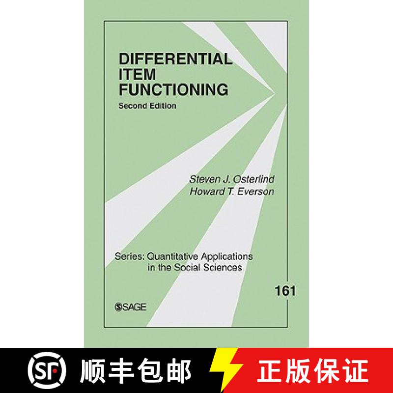 【3-4周达】Differential Item Functioning (Second Edition) [9781412954945]
