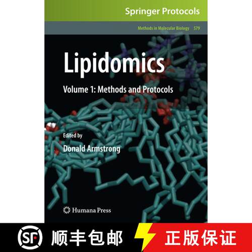 【3-4周达】Lipidomics: Volume 1: Methods and Protocols - Lipidomics Methods and Protocols [9781617796463]