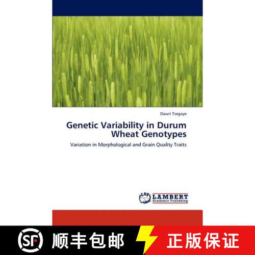 预订 Genetic Variability in Durum Wheat Genotypes [9783847339960]