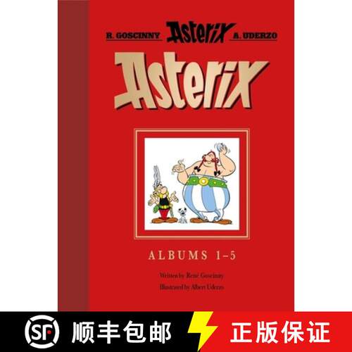 【3-4周达】精装 Asterix: Asterix Gift Edition: Albums 1–5: Asterix the Gaul, Asterix and the Golden ... [9781408728314]
