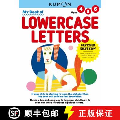 【3-4周达】Kumon My Book of Lowercase Letters: Revised Ed [9781953845023]