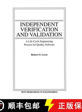 【3-4周达】Independent Verification And Validation: Life Cycle Engineering Process For Quality Softwa... [9780471570110]