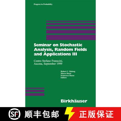 【3-4周达】Seminar on Stochastic Analysis, Random Fields and Applications III : Centro Stefano Fransc... [9783034894746]