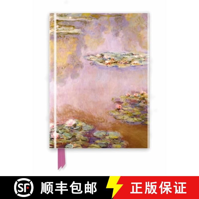 【3-4周达】Monet: Waterlilies (Foiled Journal) [9781786641014]