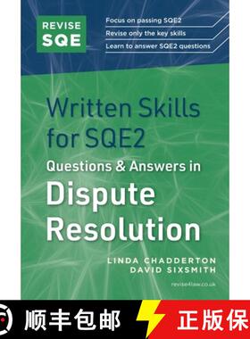 【3-4周达】Revise SQE Written Skills for SQE2: Questions & Answers in Dispute Resolution: Legal Skill... [9781914213922]