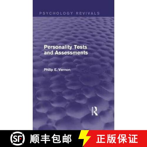 【3-4周达】精装 Personality Tests and Assessments (Psychology Revivals) [9780415716659]