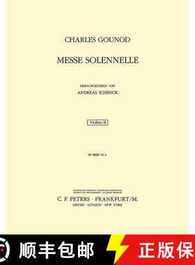 【3-4周达】Messe Solennelle En l'Honneur de Sainte Cécile (St. Cecilia Mass) (Violin 2 Part): Part(s) [9790014106386]