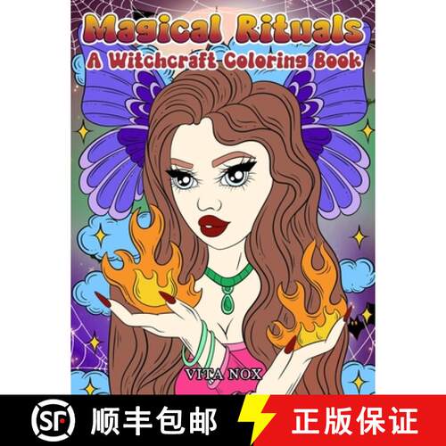 【3-4周达】Magic Rituals: A Witchcraft Coloring Book [9798349222702]