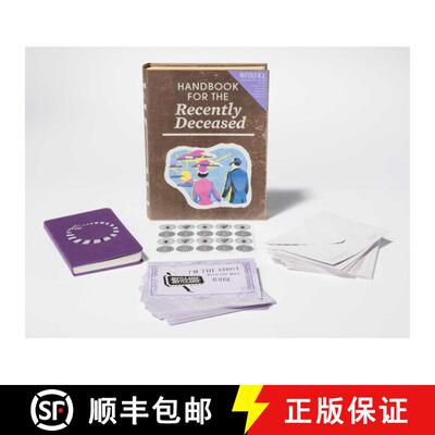 【3-4周达】精装 Beetlejuice: Handbook for the Recently Deceased Deluxe Note Card Set (With Keepsake B... [9781683833406]